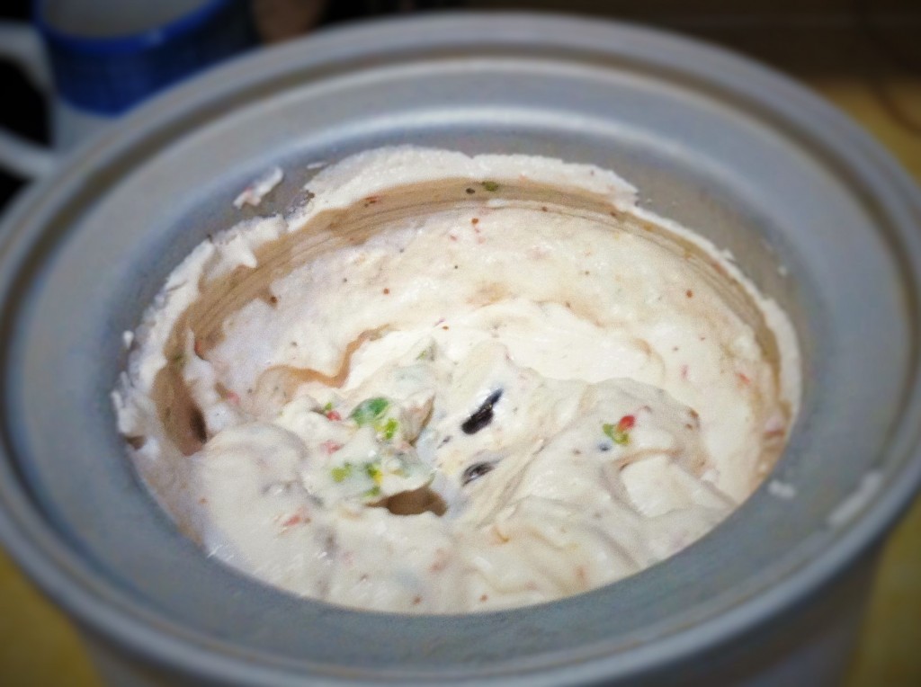 It will still be soft right out of the ice cream maker. 